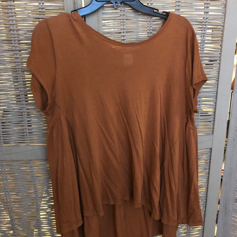 Free people rust t shirt